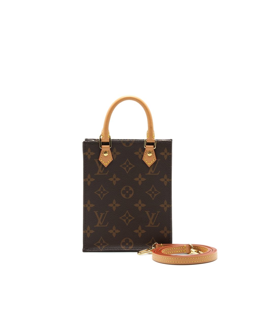 AAA Replica Louis Vuitton LV MONOGRAM CANVAS PETIT SAC PLAT