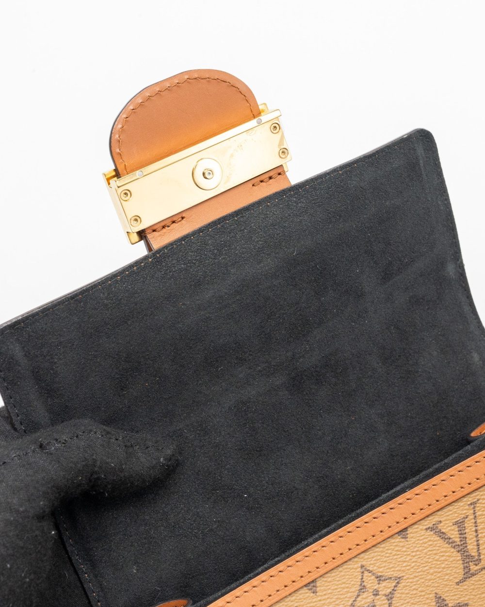 AAA Replica Louis Vuitton LV MINI DAUPHINE MONOGRAM CANVAS GHW