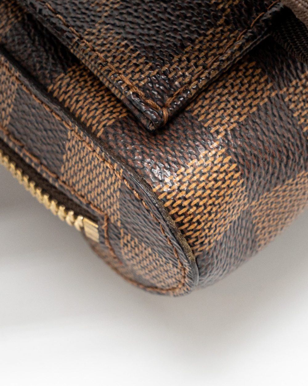 AAA Replica Louis Vuitton LV GERONIMOS BELT BAG DAMIER CANVAS GHW