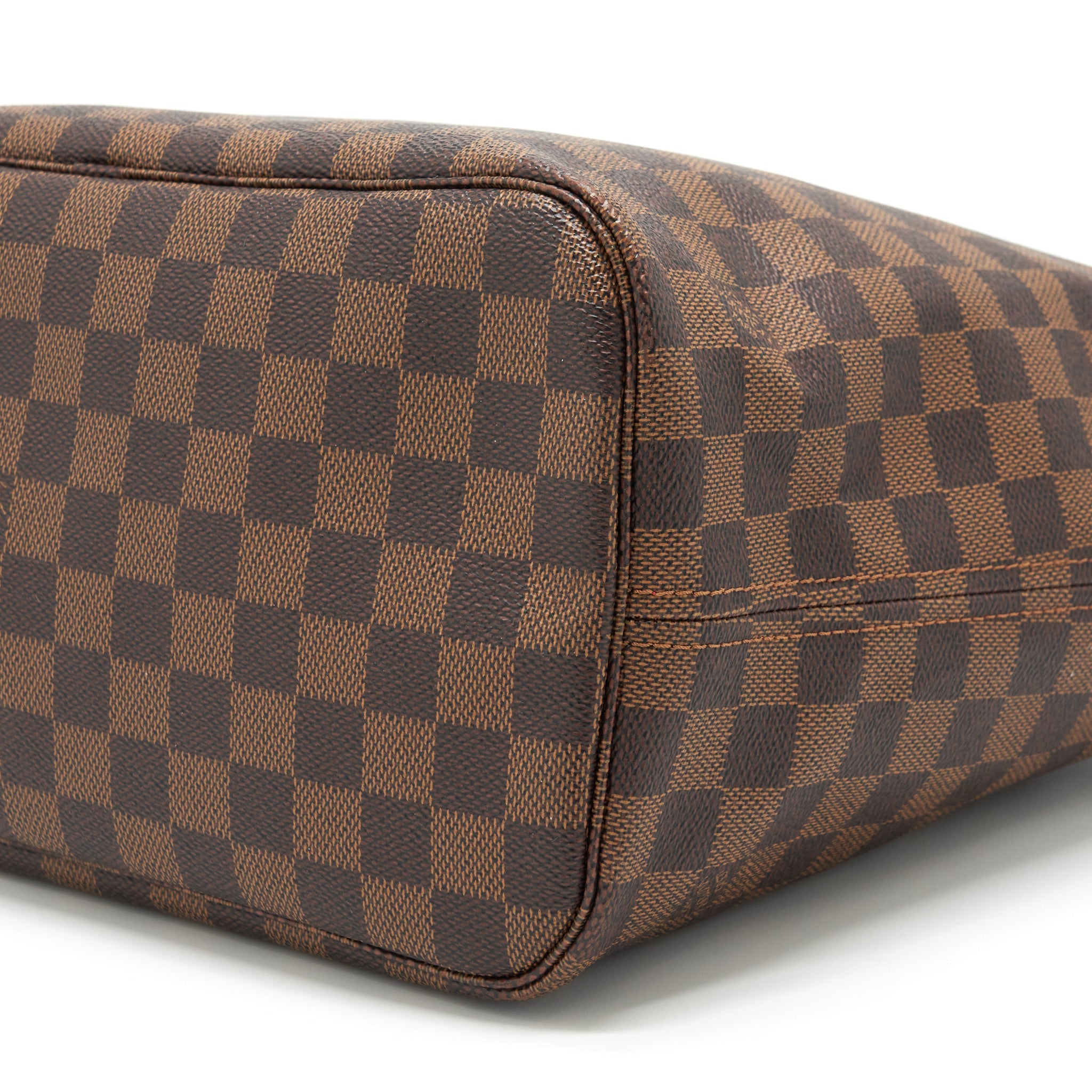 AAA Replica Louis Vuitton LV NEVERFULL MM DAMIER EBENE GHW