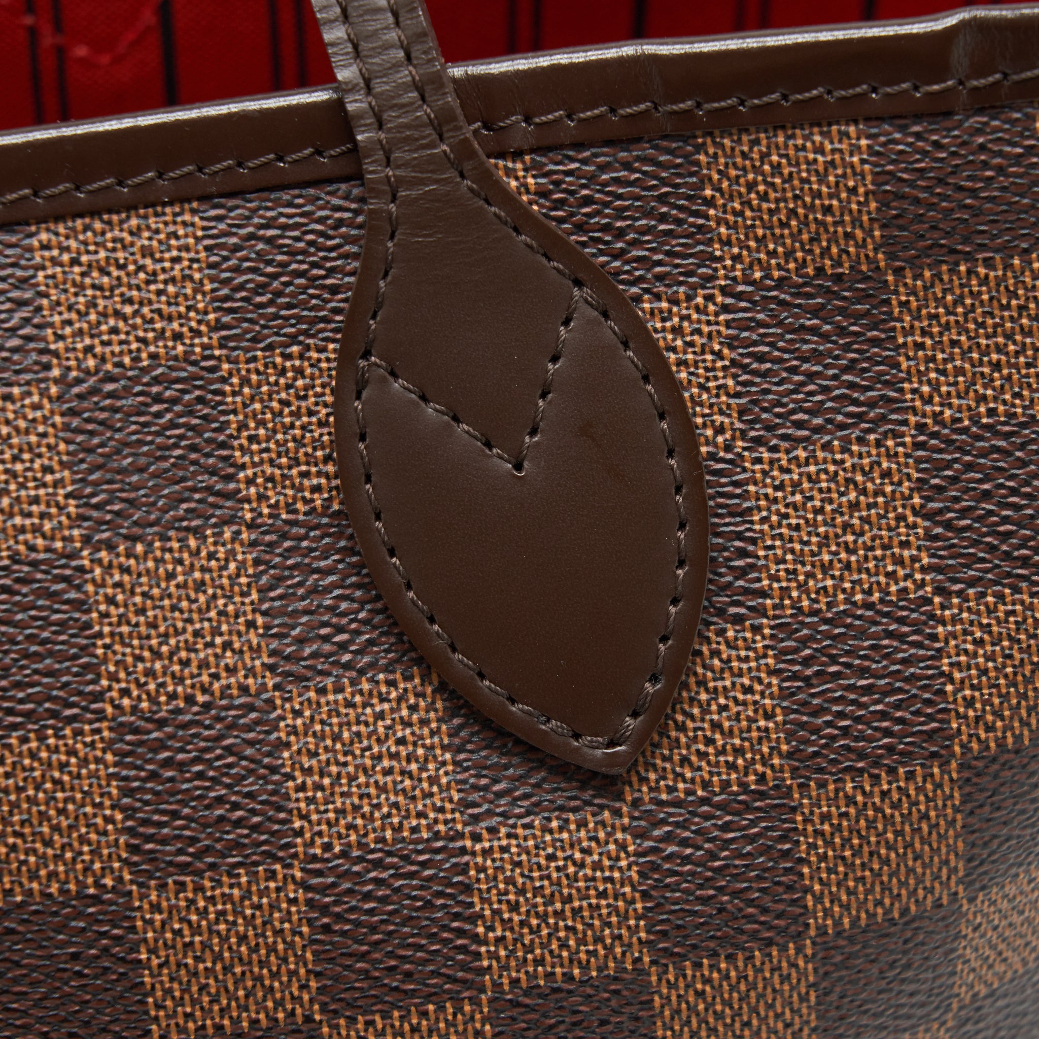 AAA Replica Louis Vuitton LV NEVERFULL MM DAMIER EBENE GHW