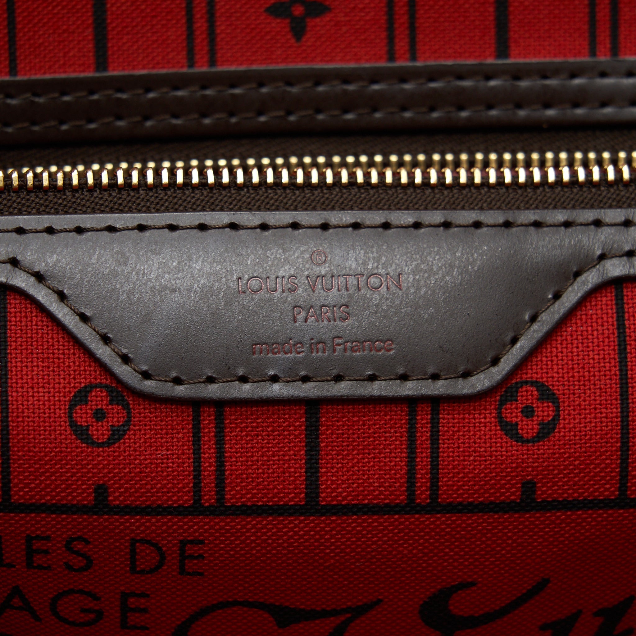 AAA Replica Louis Vuitton LV NEVERFULL MM DAMIER EBENE GHW