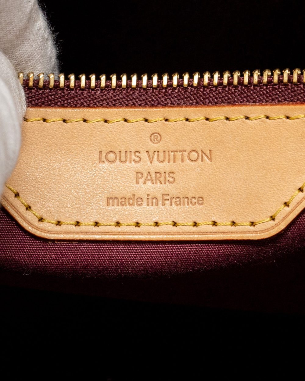 AAA Replica Louis Vuitton LV VERNIS BREA PATENT BURGUNDY AMARANTE GHW
