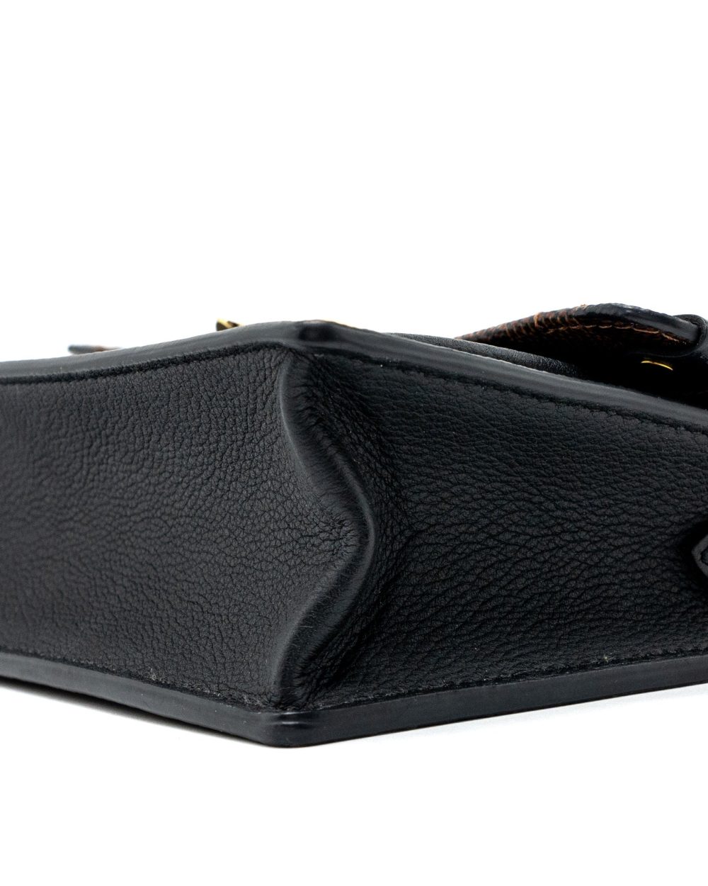 AAA Replica Louis Vuitton LV VAVIN CHAIN WALLET DAMIER EBENE/BLACK GHW (NEW VERSION)