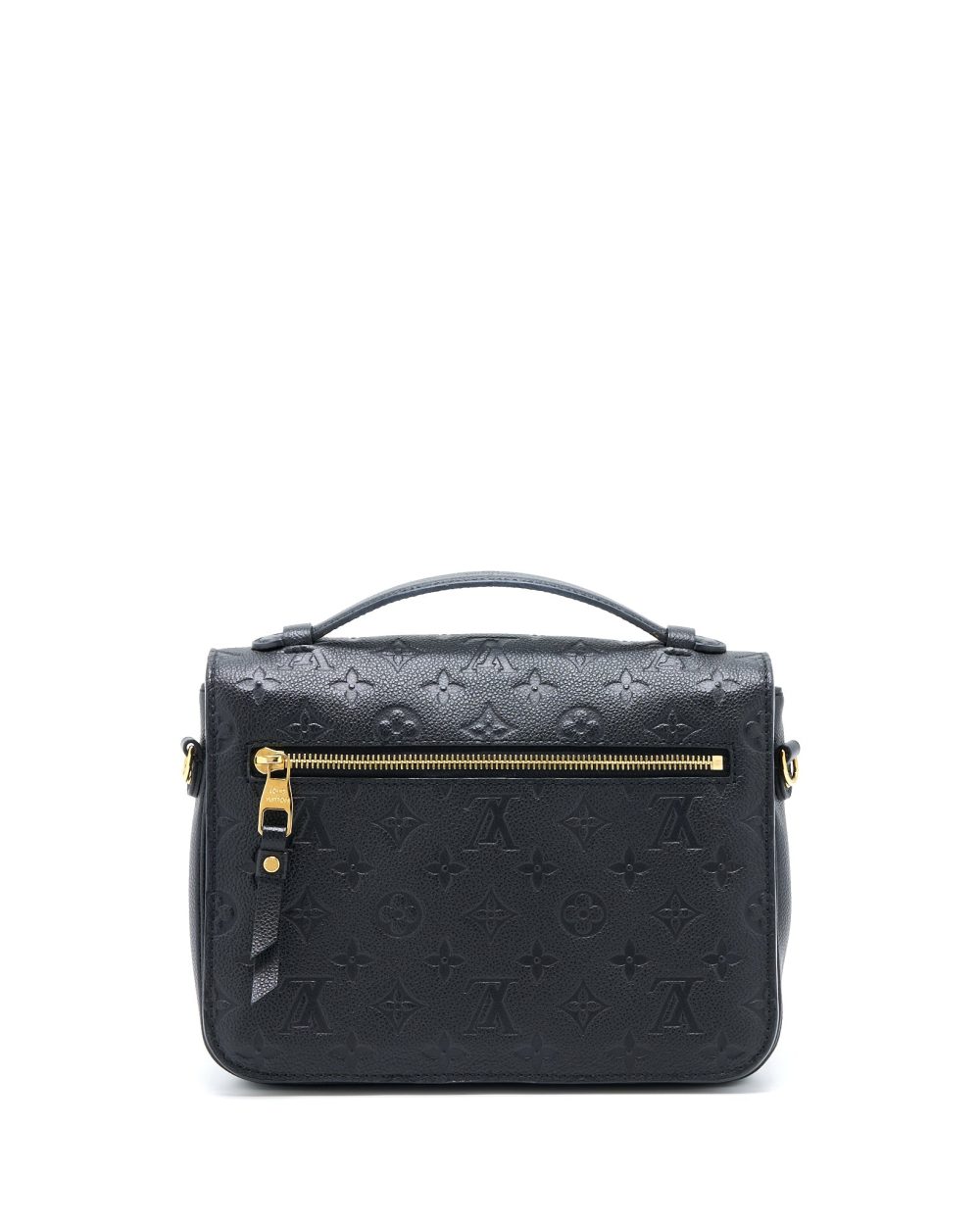 AAA Replica Louis Vuitton LV POCHETTE MÉTIS MONOGRAM EMPREINTE BLACK GHW