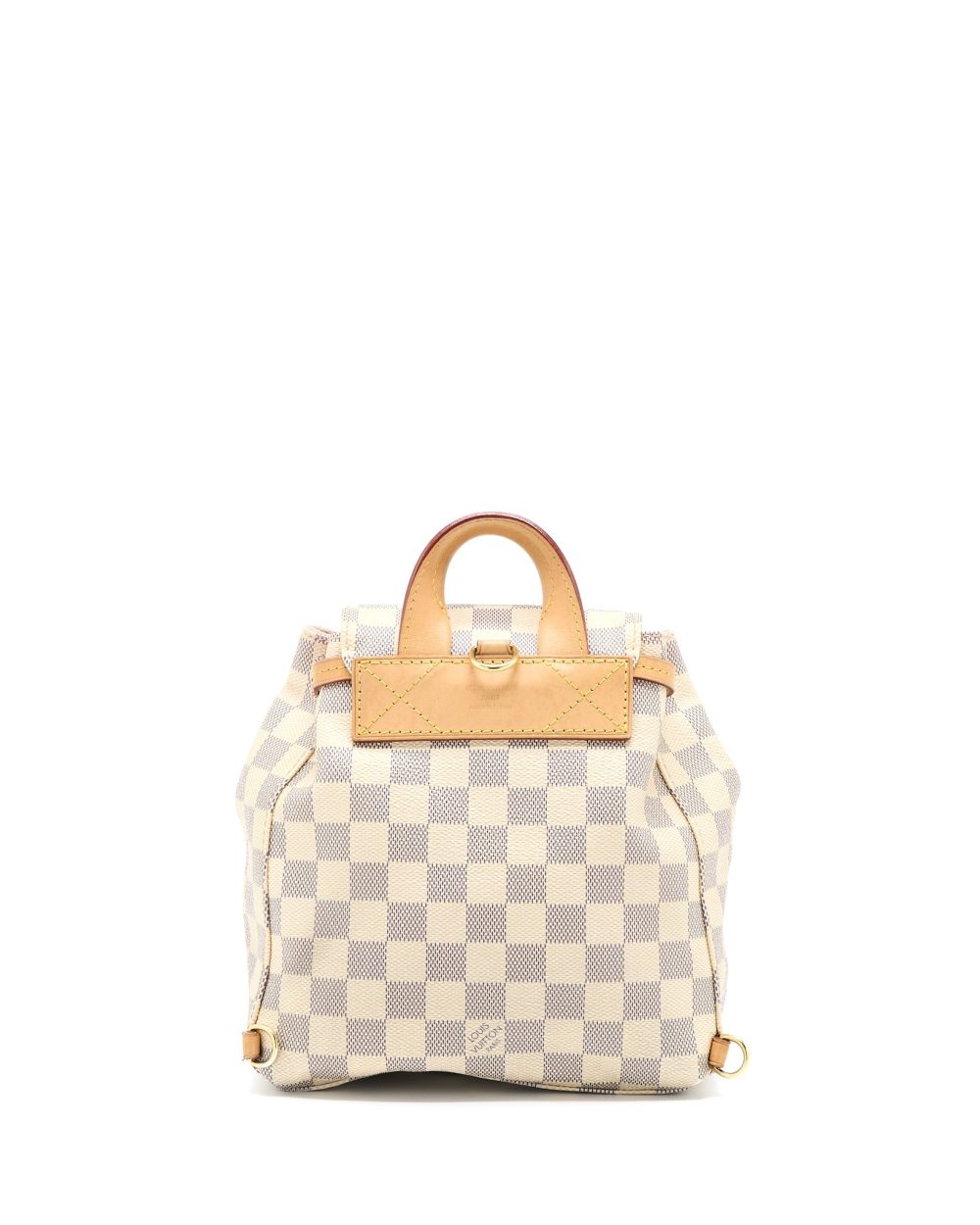 AAA Replica Louis Vuitton LV SPERONE BB BACKPACK DAMIER AZUR GHW