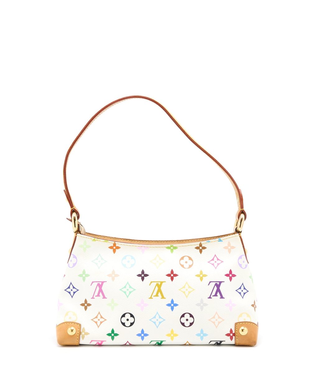 AAA Replica Louis Vuitton LV VINTAGE ELIZA SHOULDER BAG WHITE/MULTICOLOUR GHW