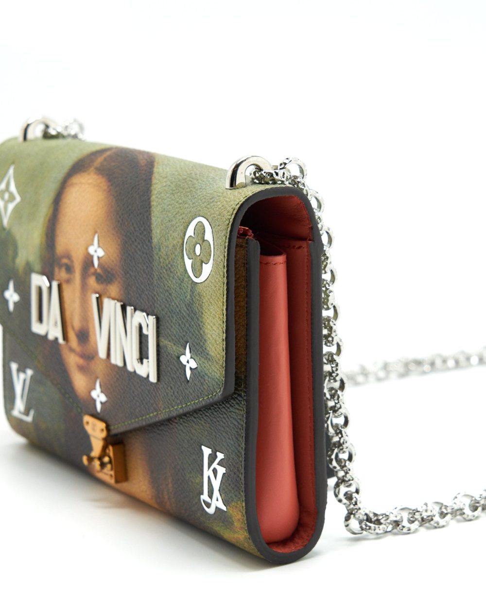 AAA Replica Louis Vuitton LV WALLET ON CHAIN JEFF KOONS DA VINCI LIMITED EDITION