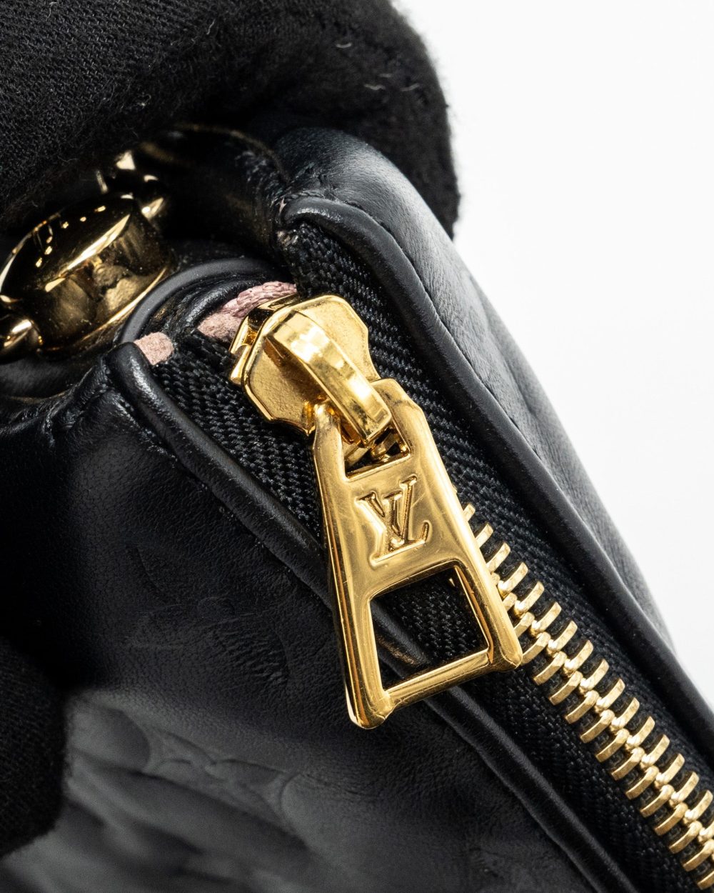 AAA Replica Louis Vuitton LV COUSSIN PM MONOGRAM EMPREINTE LAMBSKIN BLACK GHW (NEW VERSION)