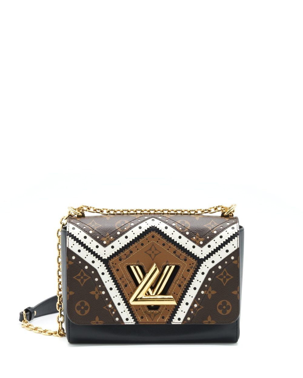 AAA Replica Louis Vuitton LV TWIST MM MONOGRAM CANVAS/MULTICOLOR GHW