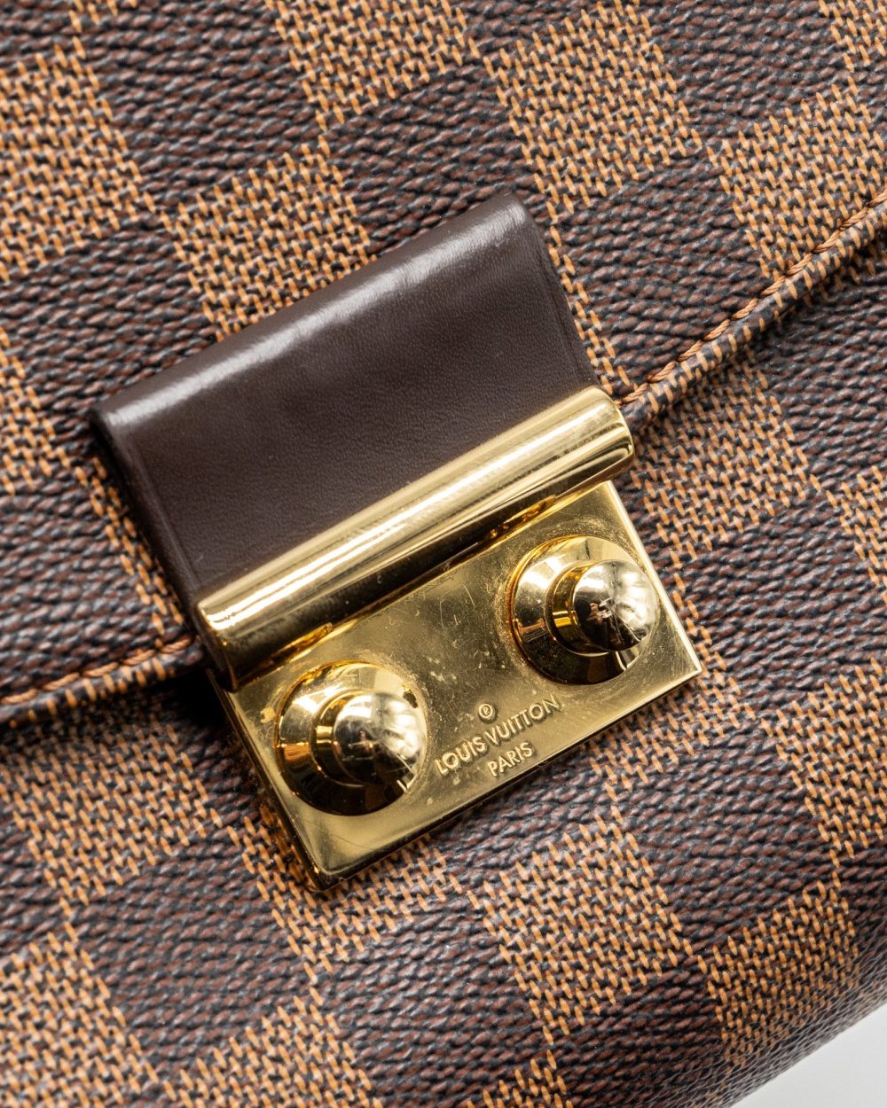 AAA Replica Louis Vuitton LV CROISETTE DAMIER EBENE CANVAS GHW