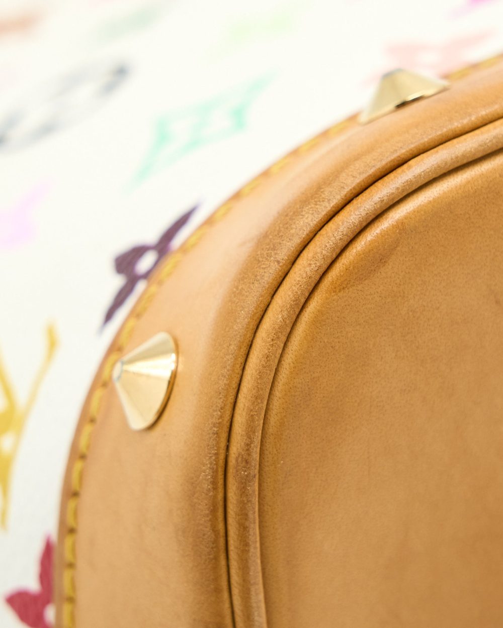 AAA Replica Louis Vuitton LV ALMA BAG MONOGRAM CANVAS WHITE/MULTICOLOURED GHW