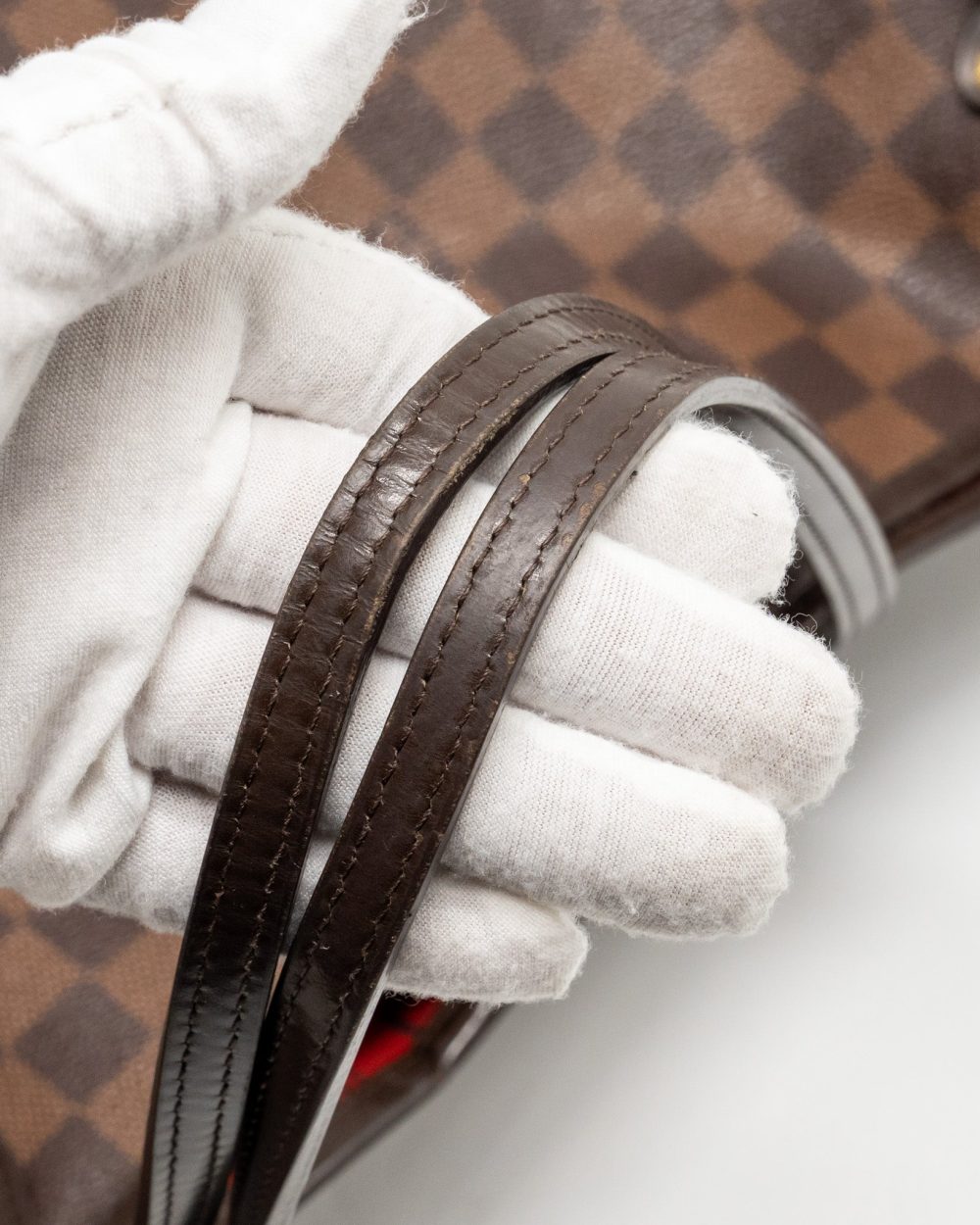 AAA Replica Louis Vuitton LV NEVERFULL GM DAMIER EBENE WITH GHW