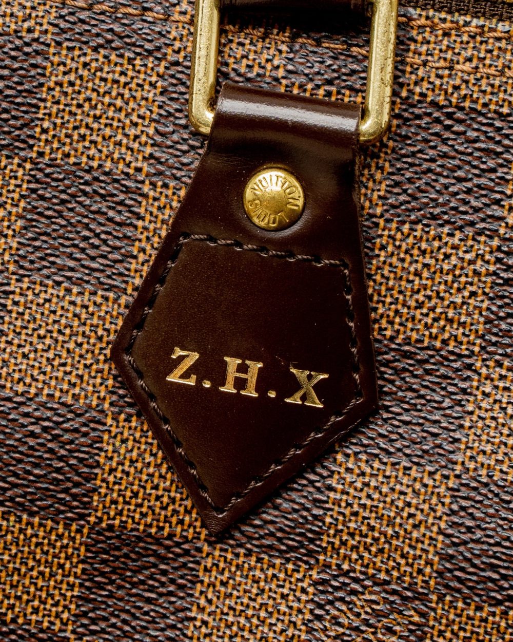 AAA Replica Louis Vuitton LV SPEEDY 30 DAMIER EBENE CANVAS GHW