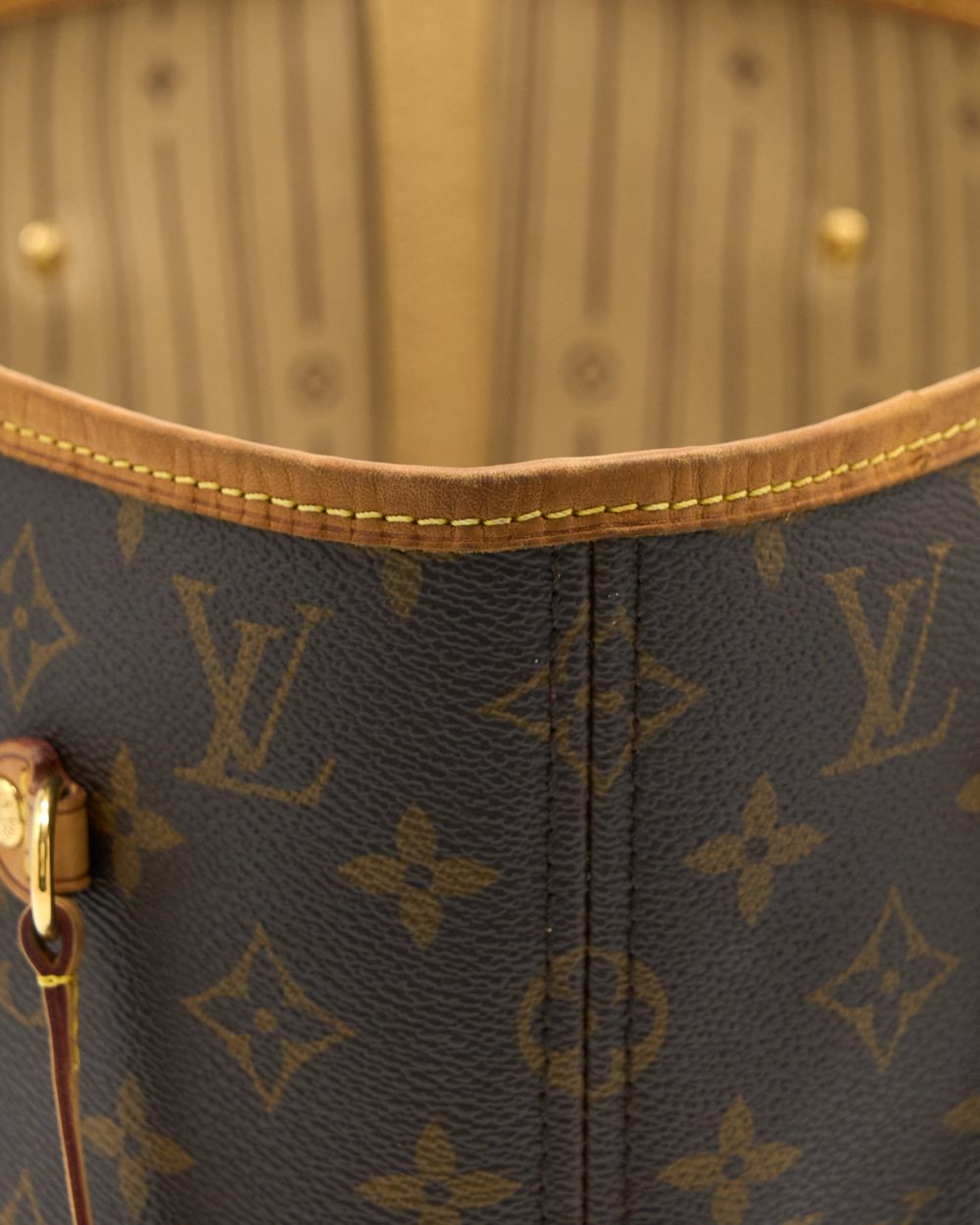 AAA Replica Louis Vuitton LV NEVERFULL MM MONOGRAM CANVAS GHW