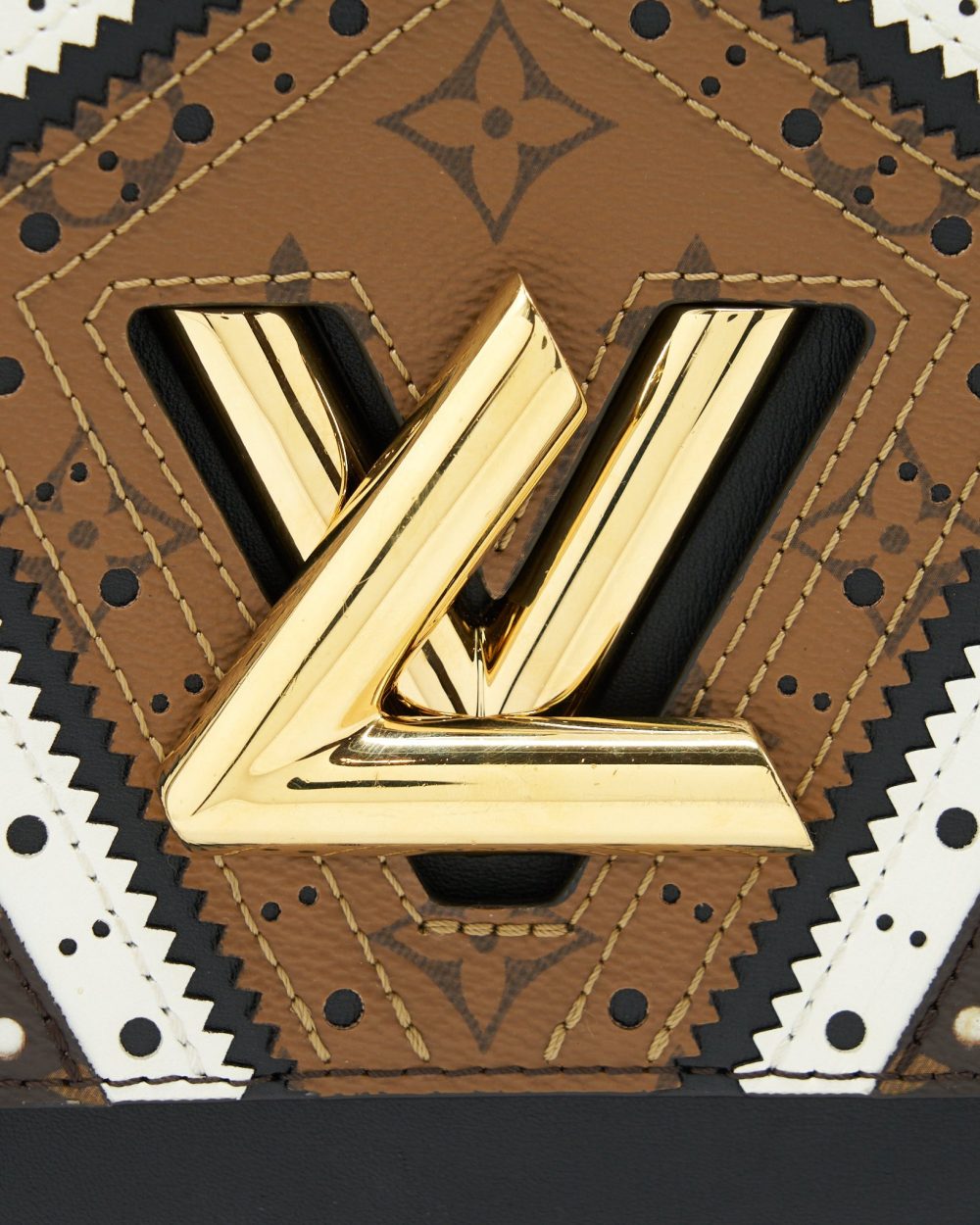 AAA Replica Louis Vuitton LV TWIST MM MONOGRAM CANVAS/MULTICOLOR GHW