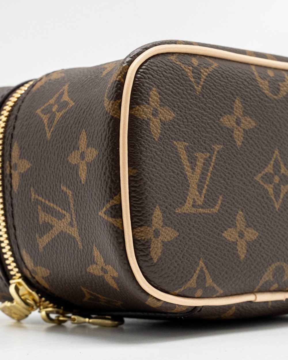 AAA Replica Louis Vuitton LV NICE NANO MONOGRAM CANVAS GHW