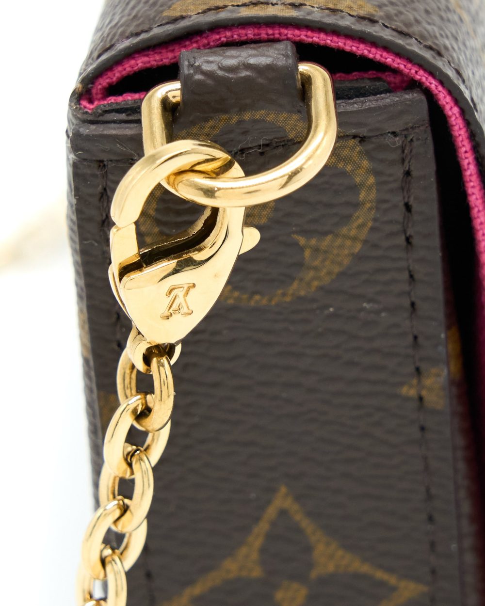 AAA Replica Louis Vuitton LV FELICIE POCHETTE VIVIENNE MASCOT ON HOLLYWOOD DRIVE MONOGRAM CANVAS GHW