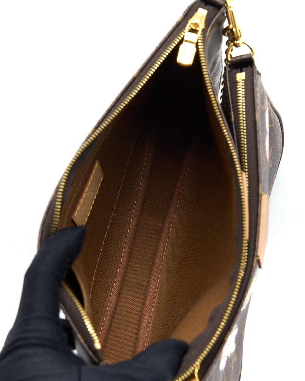 AAA Replica Louis Vuitton LV MULTI POCHETTE LIMITED EDITION MONOGRAM CANVAS MULTICOLOUR GHW