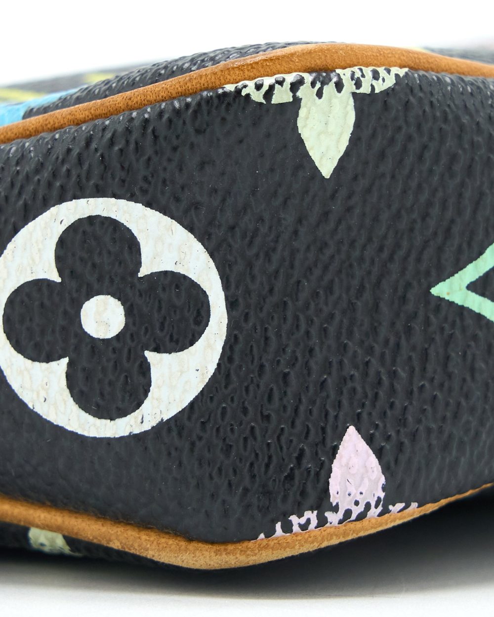 AAA Replica Louis Vuitton LV VINTAGE POCHETTE ACCESSORIES MONOGRAM CANVAS BLACK/MULTICOLOUR GHW
