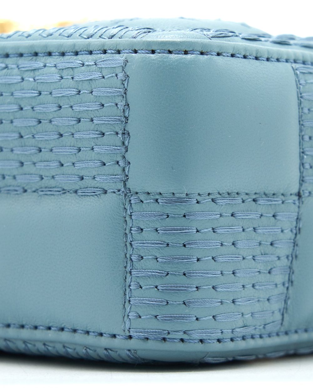 AAA Replica Louis Vuitton LV TROCA PM DAMIER QUILT LAMBSKIN LIGHT BLUE GHW (NEW VERSION)