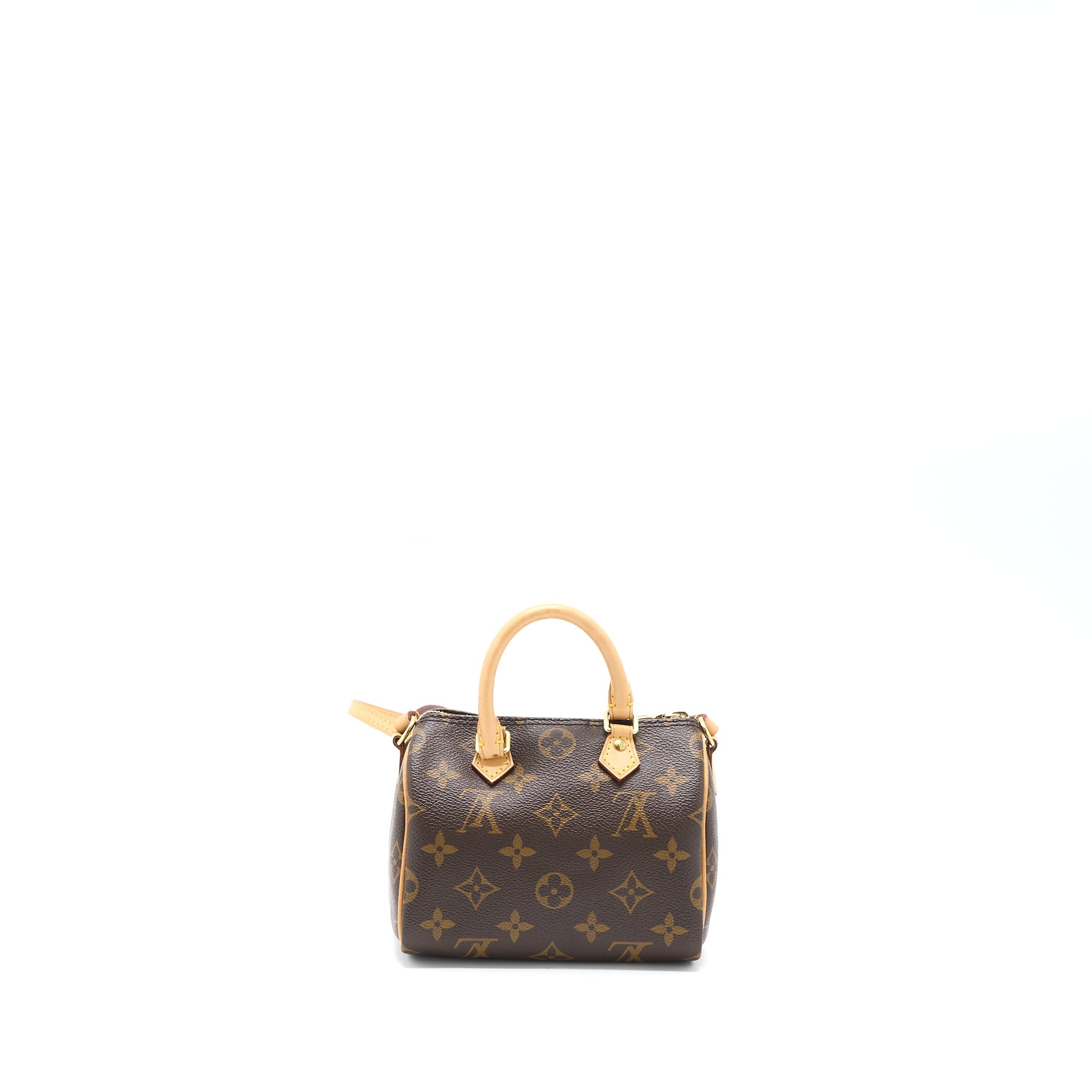 AAA Replica Louis Vuitton LV NANO SPEEDY MONOGRAM CANVAS GHW (OLD VERSION)