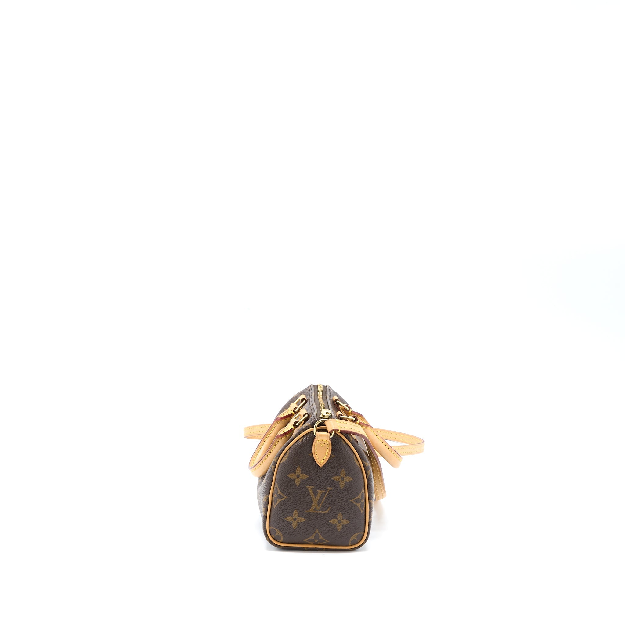 AAA Replica Louis Vuitton LV NANO SPEEDY MONOGRAM CANVAS GHW (OLD VERSION)