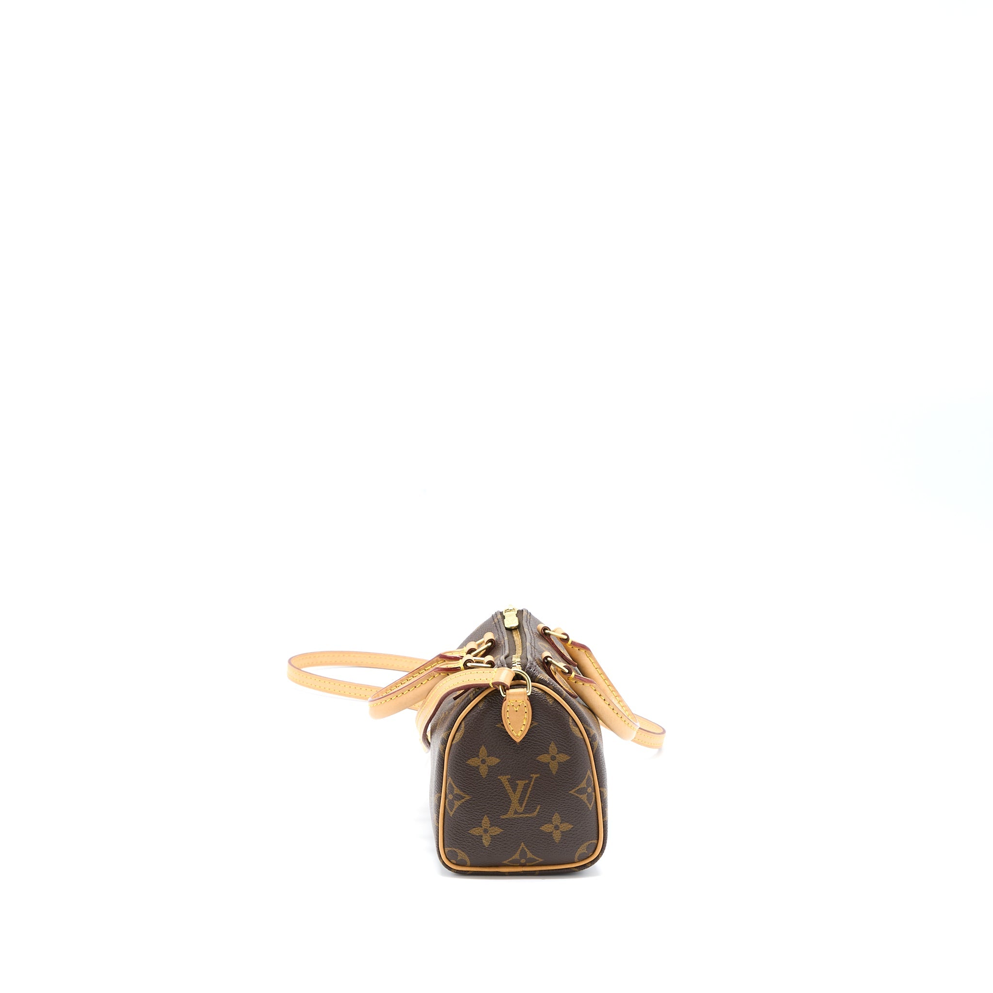 AAA Replica Louis Vuitton LV NANO SPEEDY MONOGRAM CANVAS GHW (OLD VERSION)