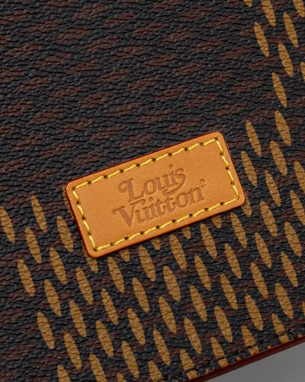 AAA Replica Louis Vuitton LV X NIGO GIANT TOTE DAMIER EBENE MONOGRAM CANVAS BROWN BLACK HARDWARE