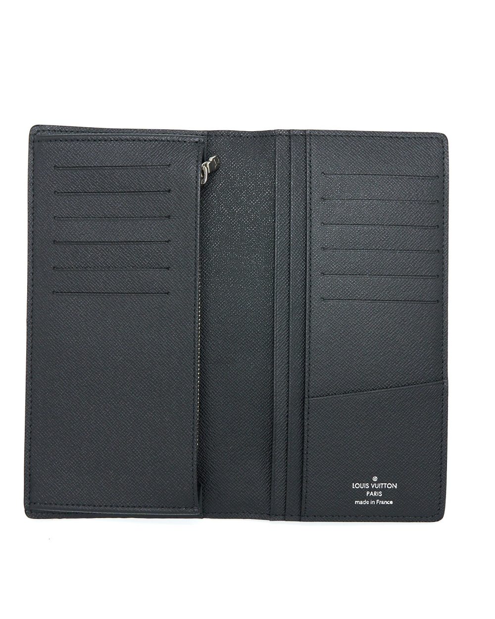 AAA Replica Louis Vuitton LV BRAZZA WALLET DAMIER GRAPHITE CANVAS