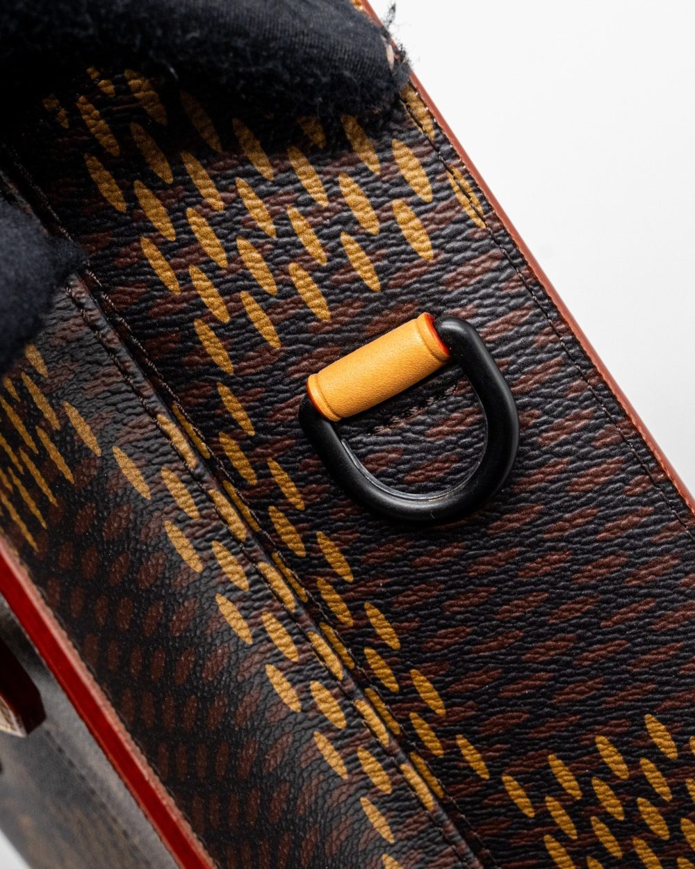 AAA Replica Louis Vuitton LV X NIGO GIANT TOTE DAMIER EBENE MONOGRAM CANVAS BROWN BLACK HARDWARE