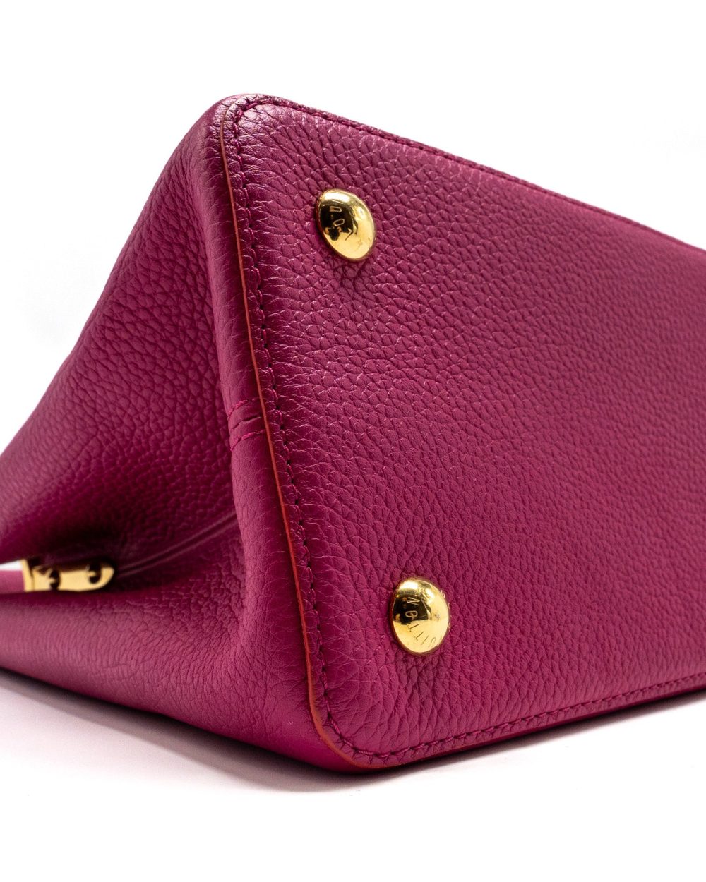AAA Replica Louis Vuitton LV CAPUCINES GM TAURILLON PINK GHW