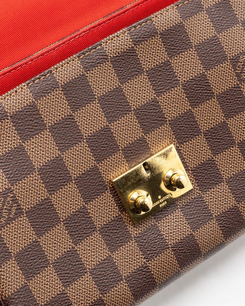 AAA Replica Louis Vuitton LV CROISETTE DAMIER EBENE CANVAS GHW