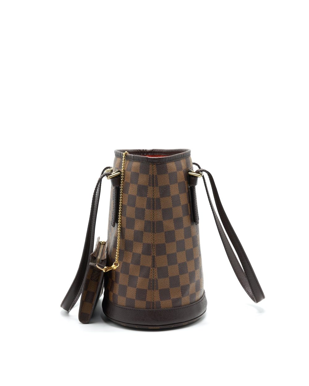 AAA Replica Louis Vuitton LV MARAIS DAMIER EBENE PETIT BUCKET BAG