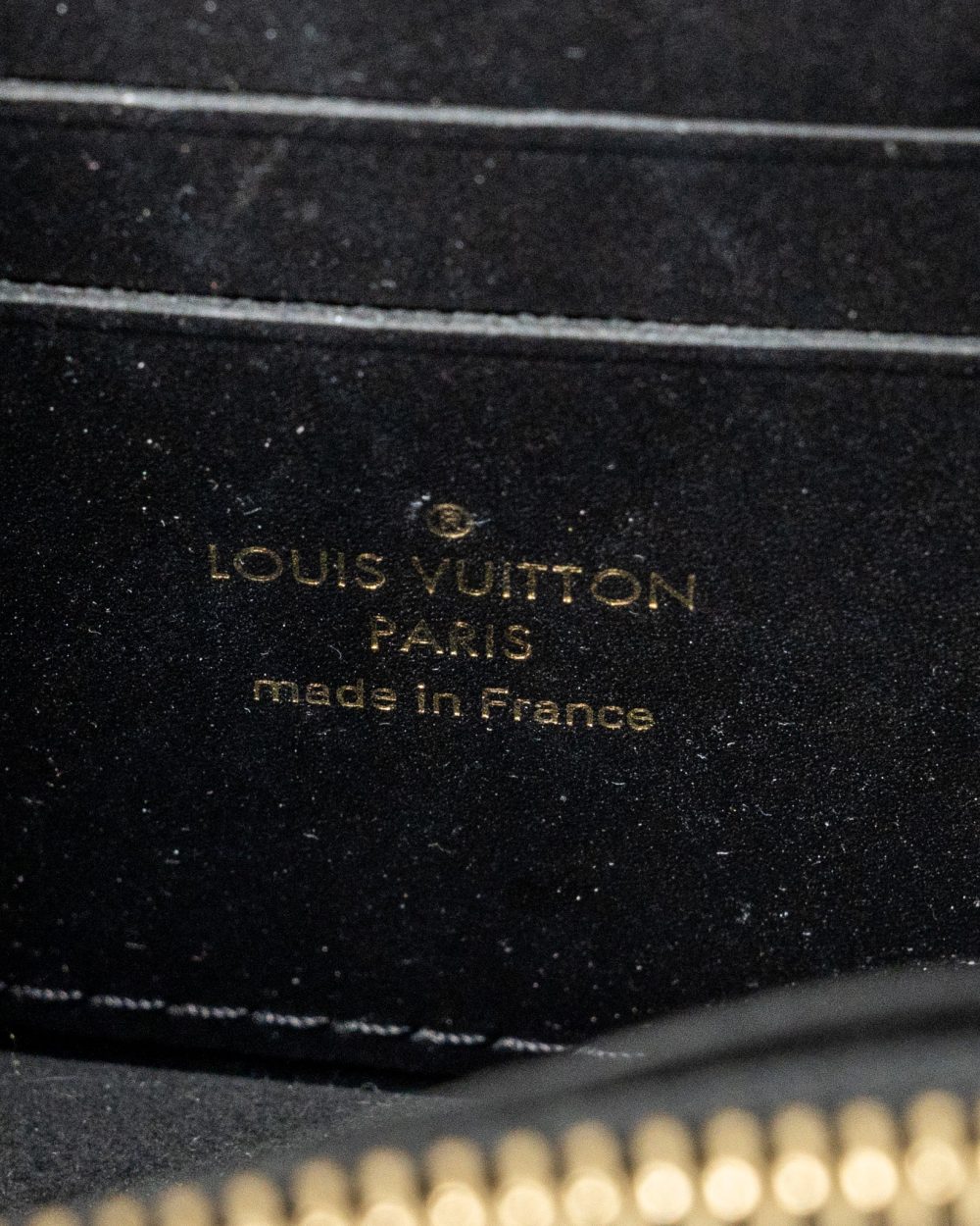 AAA Replica Louis Vuitton LV DAUPHINE CHAIN WALLET MONOGRAM REVERSE CANVAS GHW
