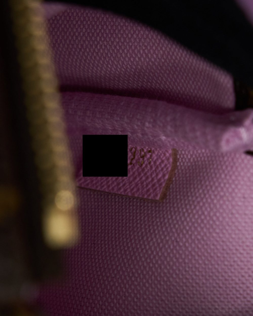 AAA Replica Louis Vuitton LV MINI POCHETTE LIMITED EDITION MONOGRAM CANVAS / PINK GHW