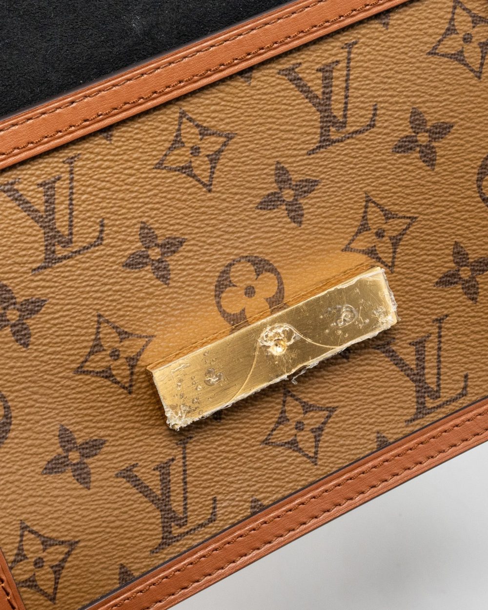 AAA Replica Louis Vuitton LV MINI DAUPHINE MONOGRAM CANVAS GHW