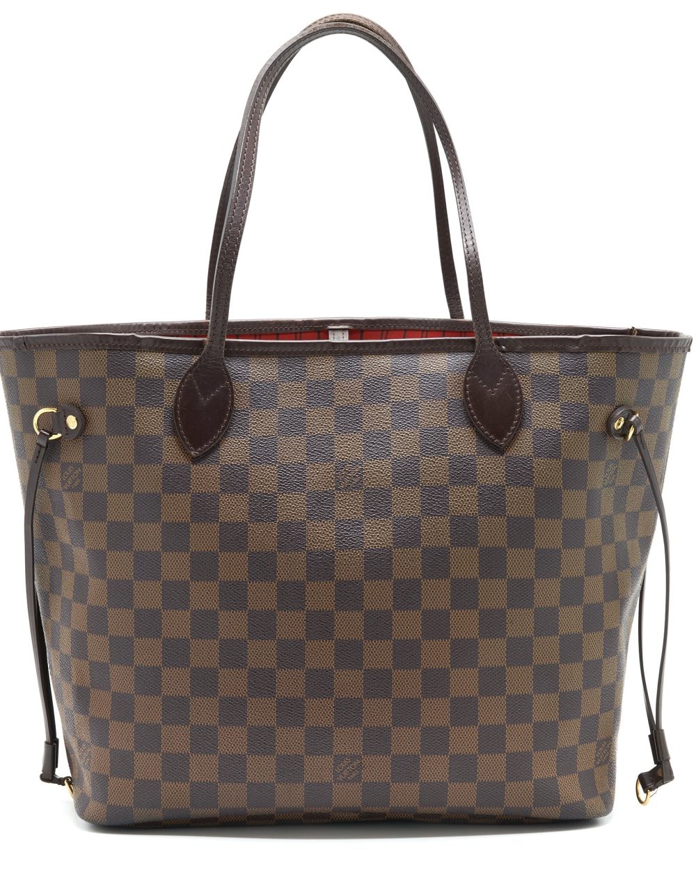 AAA Replica Louis Vuitton LV NEVERFULL MM DAMIER EBENE