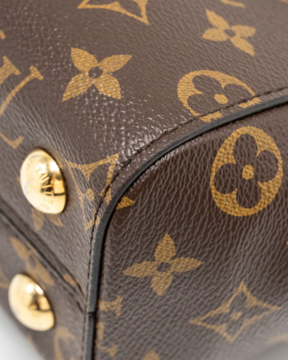 AAA Replica Louis Vuitton LV CLUNY BB MONOGRAM CANVAS WITH PINK STRAP GHW
