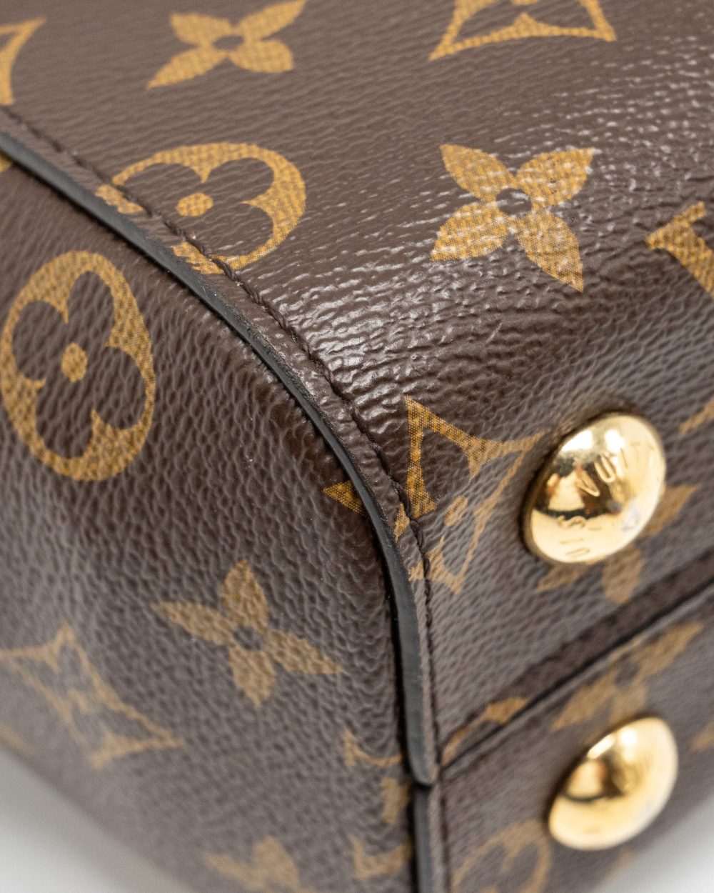 AAA Replica Louis Vuitton LV CLUNY BB MONOGRAM CANVAS WITH PINK STRAP GHW