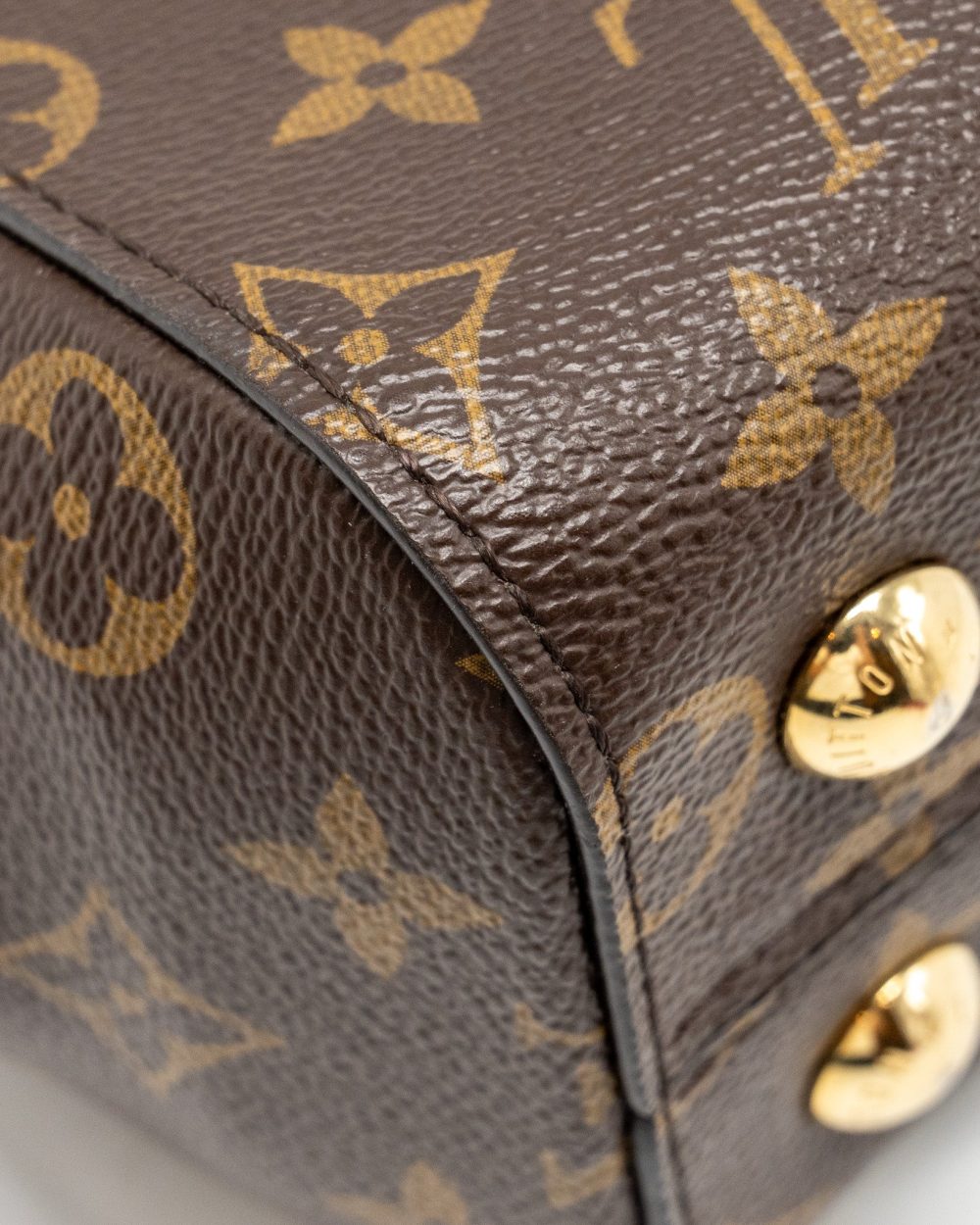AAA Replica Louis Vuitton LV CLUNY BB MONOGRAM CANVAS WITH PINK STRAP GHW