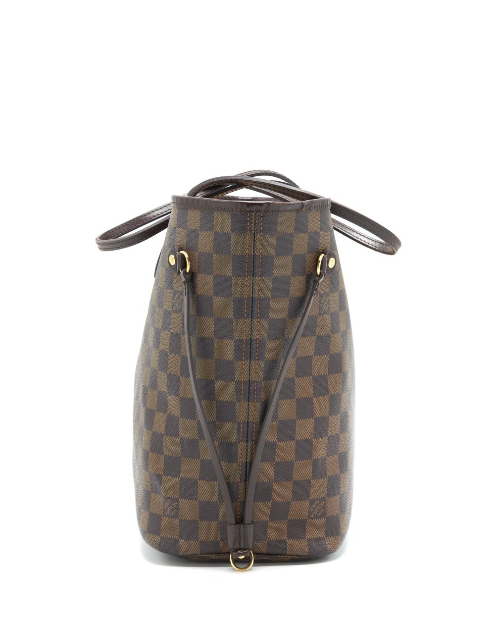 AAA Replica Louis Vuitton LV NEVERFULL MM DAMIER EBENE