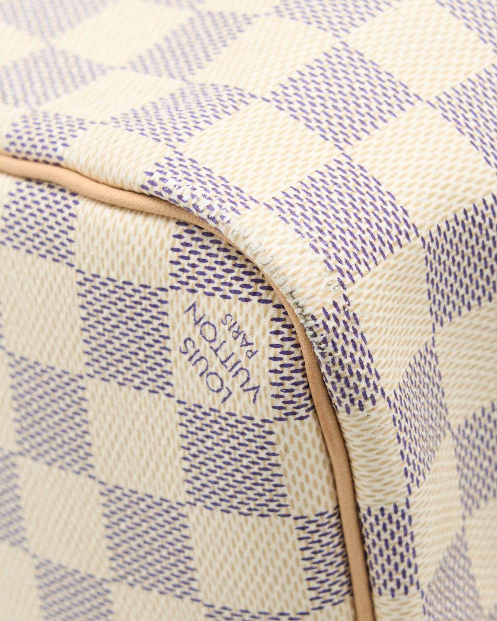 AAA Replica Louis Vuitton LV KEEPALL BANDOULIERE 55 DAMIER AZUR CANVAS GHW
