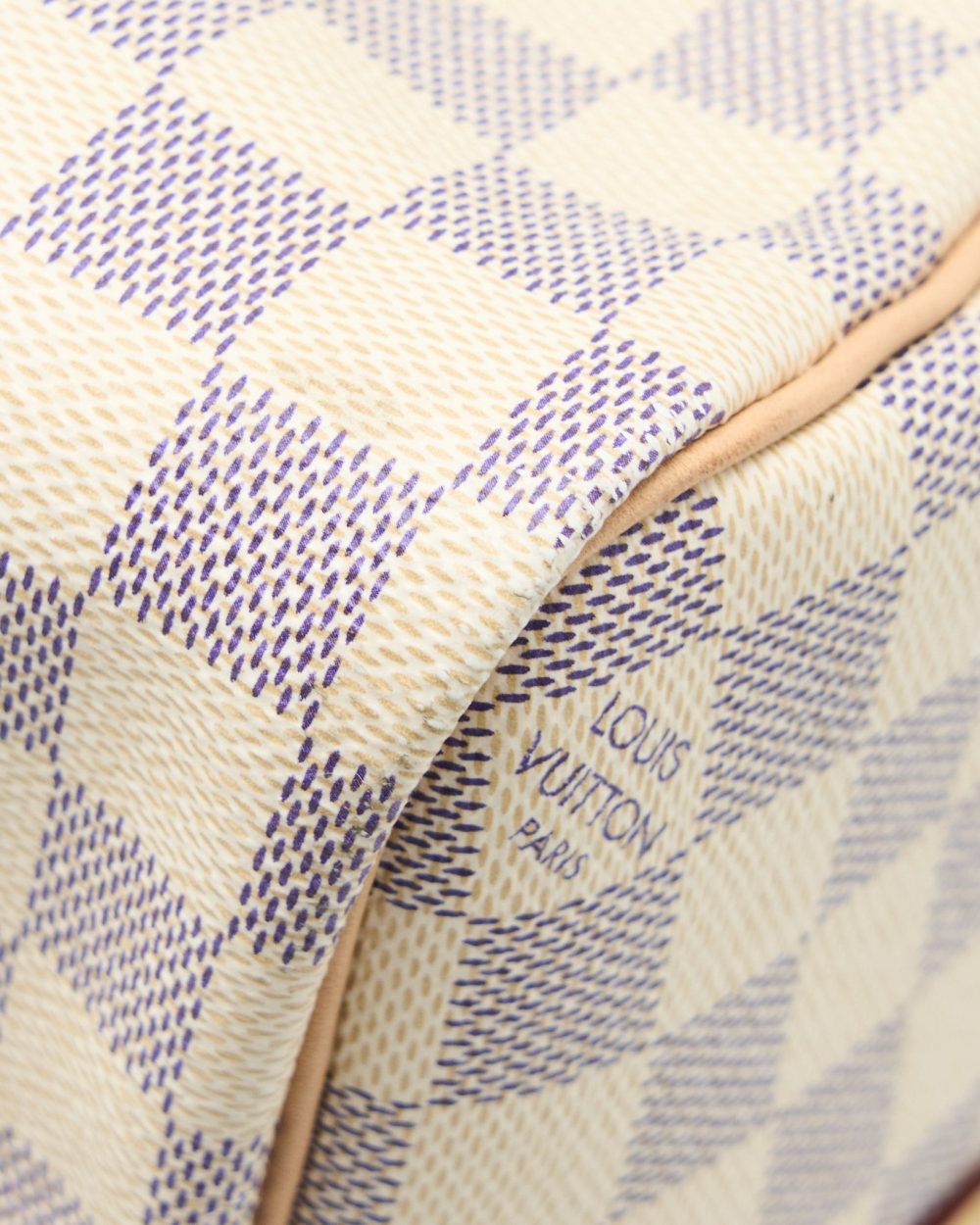 AAA Replica Louis Vuitton LV KEEPALL BANDOULIERE 55 DAMIER AZUR CANVAS GHW