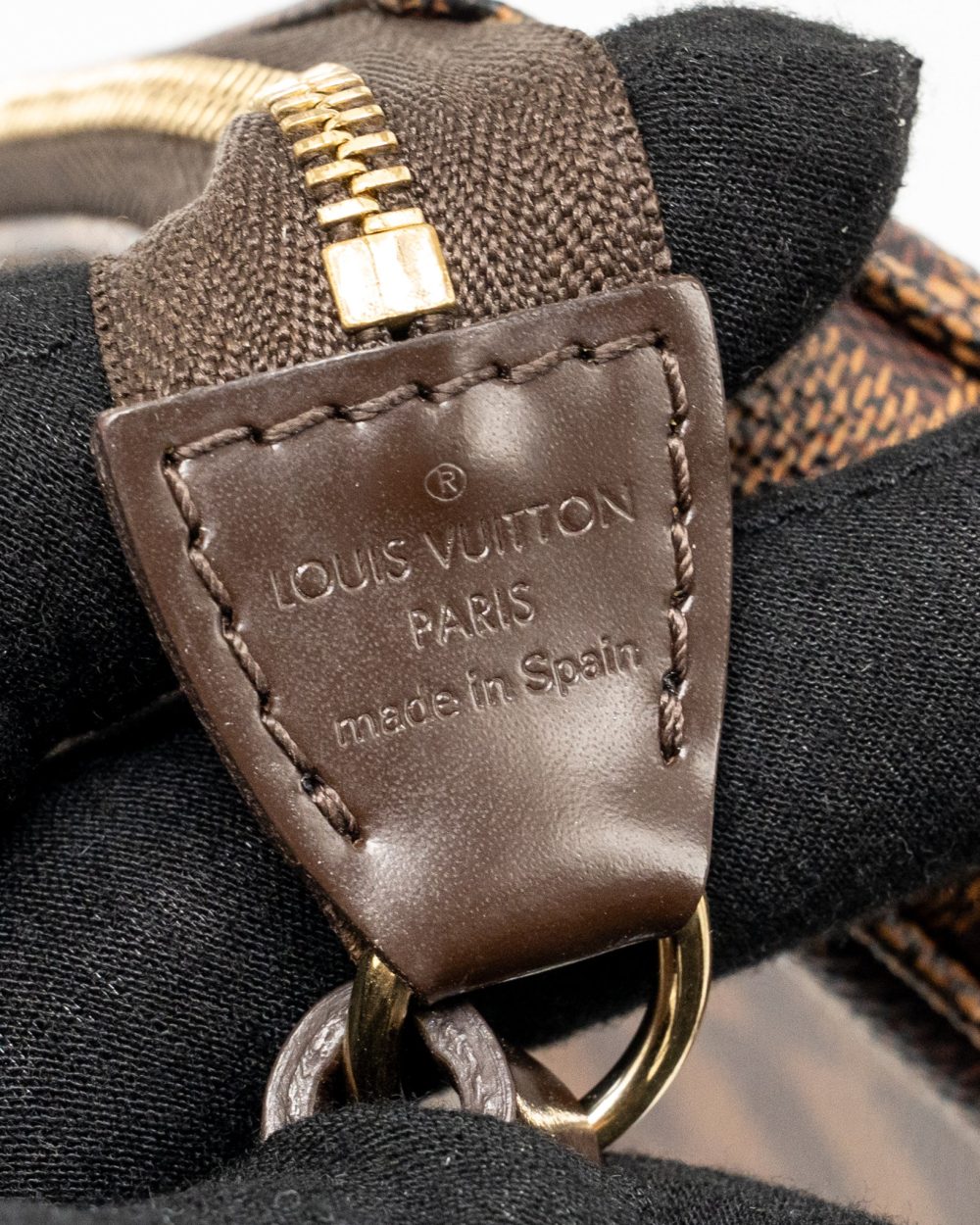 AAA Replica Louis Vuitton LV POCHETTE ACCESSOIRES DAMIER EBENE CANVAS GHW