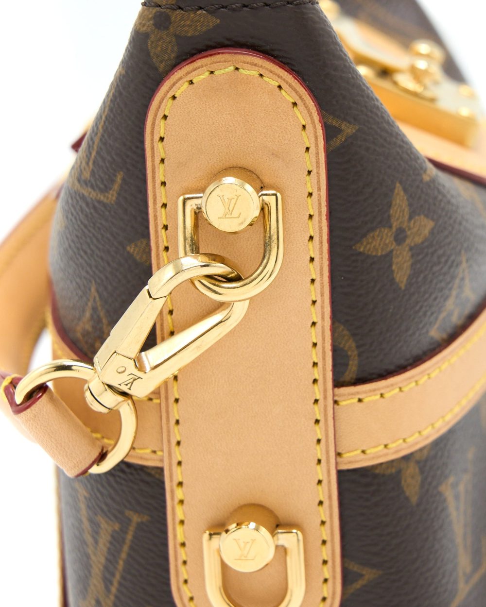 AAA Replica Louis Vuitton LV DUFFLE BAG MONOGRAM CANVAS GHW