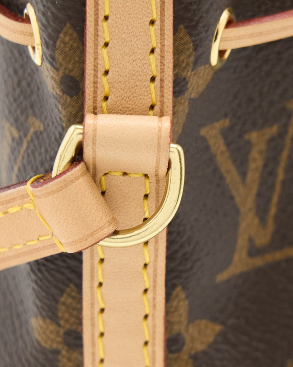 AAA Replica Louis Vuitton LV NANO NOE MONOGRAM CANVAS GHW