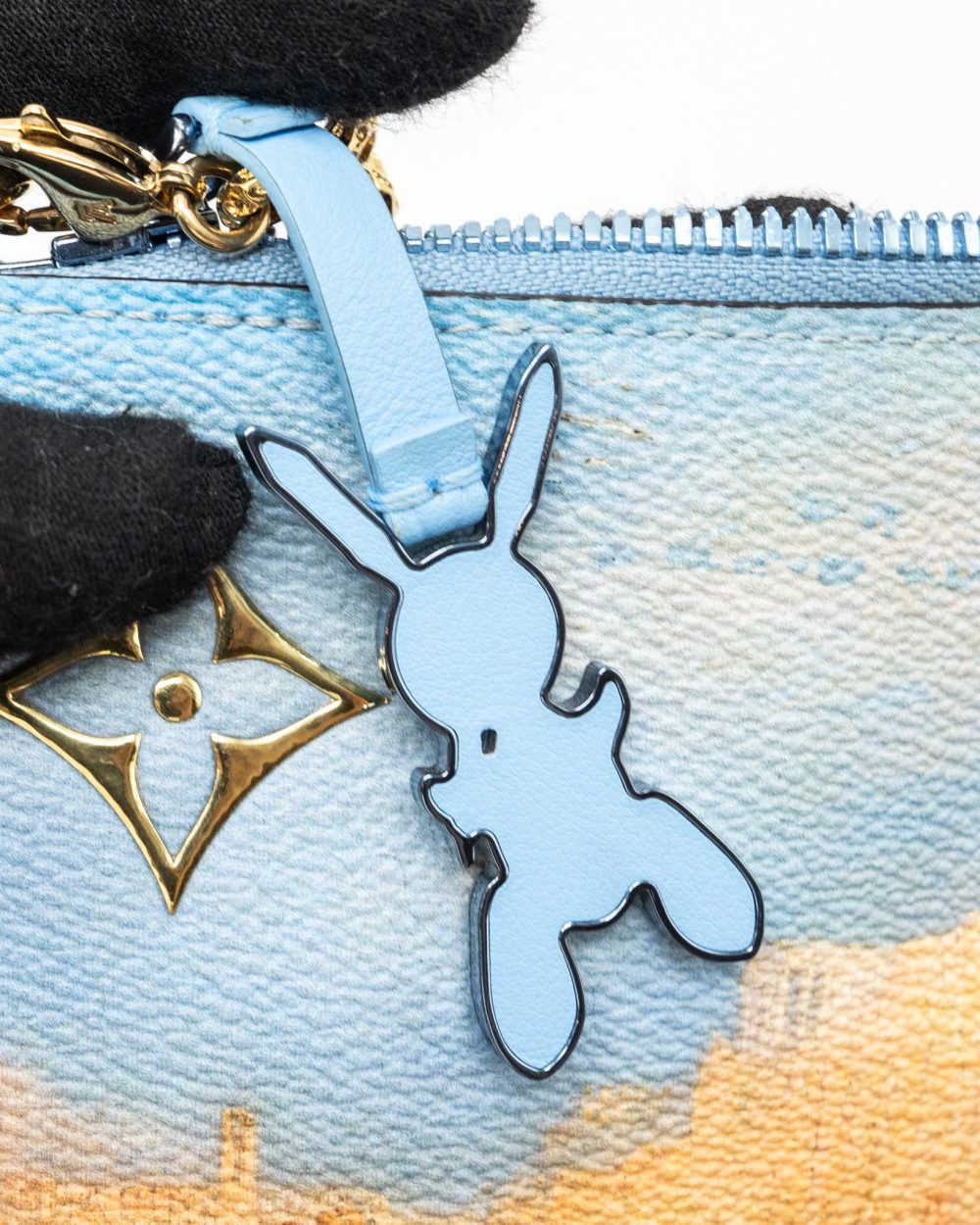 AAA Replica Louis Vuitton LV JEFF KOONS CHAIN POUCH MULTICOLOR GHW