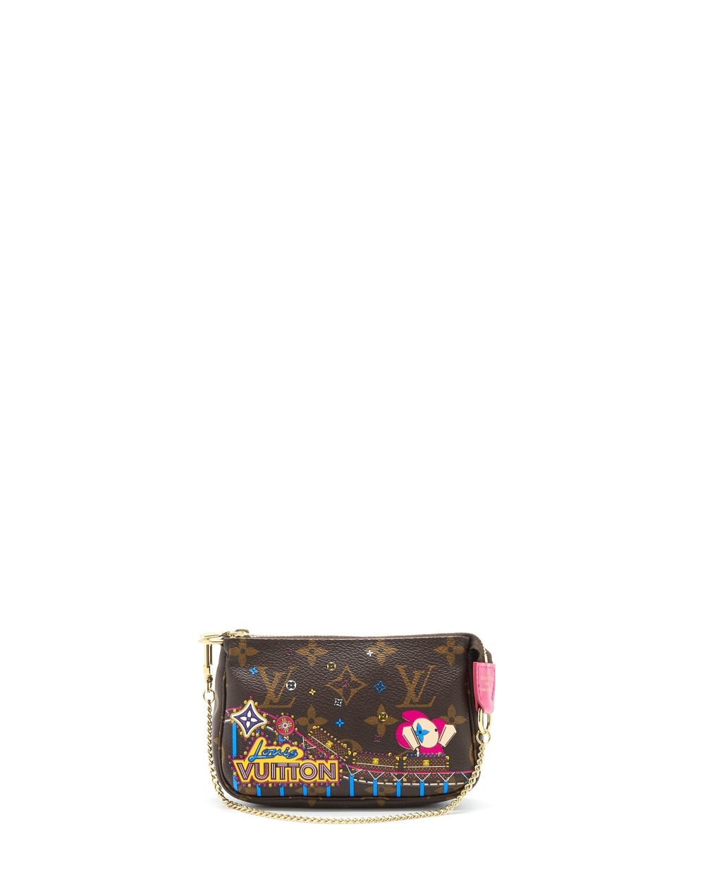AAA Replica Louis Vuitton LV MINI POCHETTE ACCESSORIES LIMITED EDITION MONOGRAM CANVAS GHW