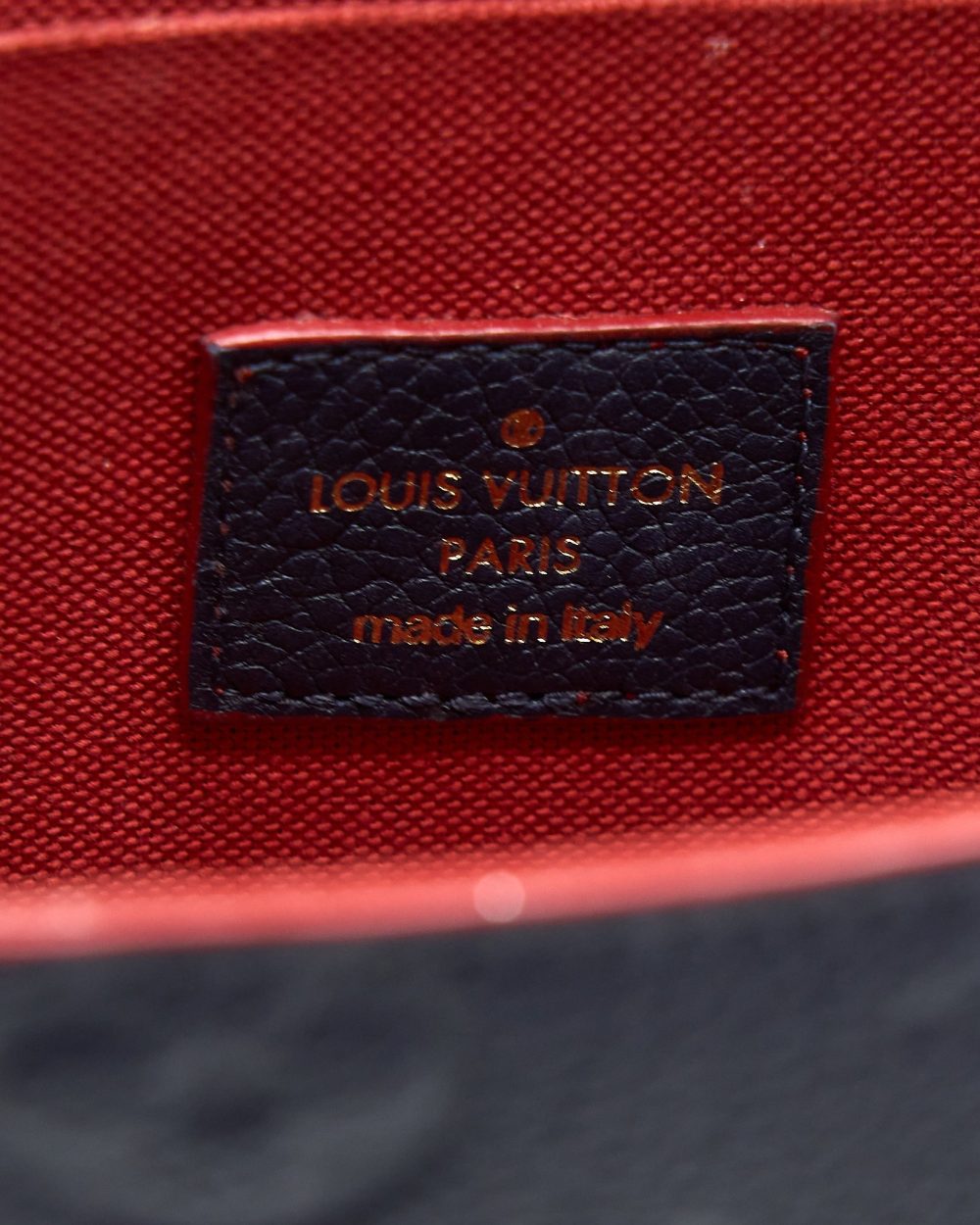 AAA Replica Louis Vuitton LV FELICIE POCHETTE MONOGRAM EMPREINTE NAVY GHW